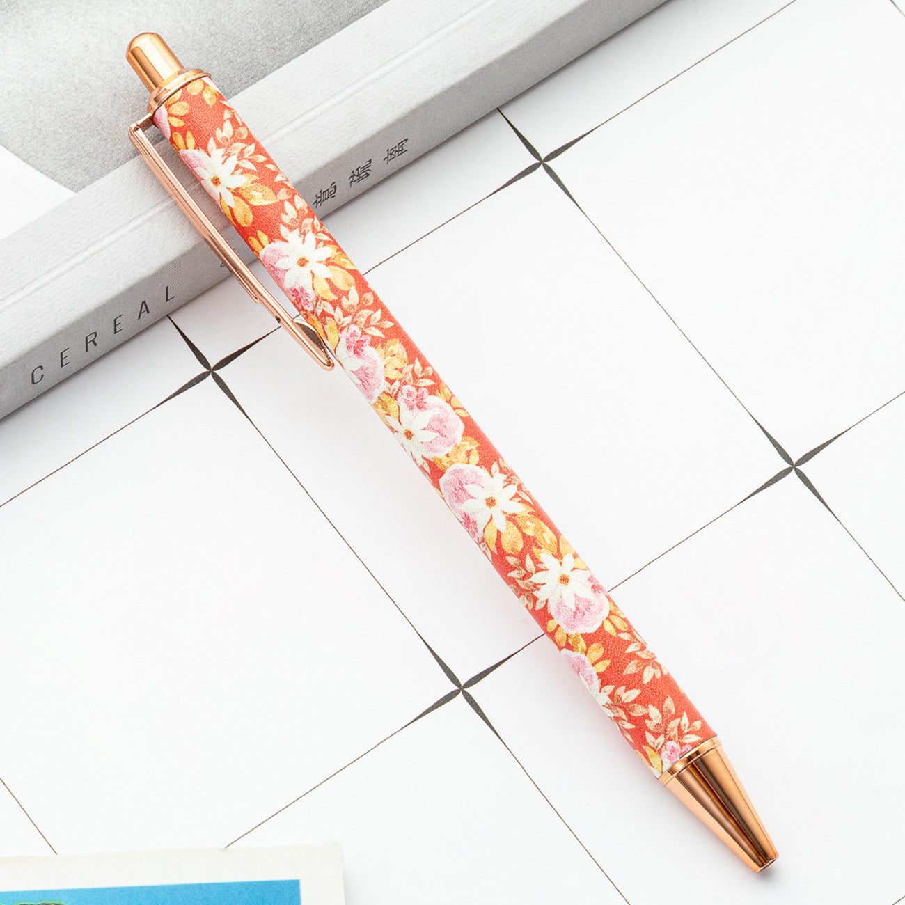 Whoelsale Pens Fashion Flower Metal Pen